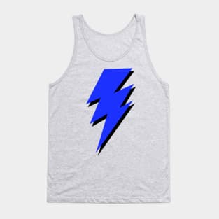 Blue, Triple, Lightning Bolt Tank Top